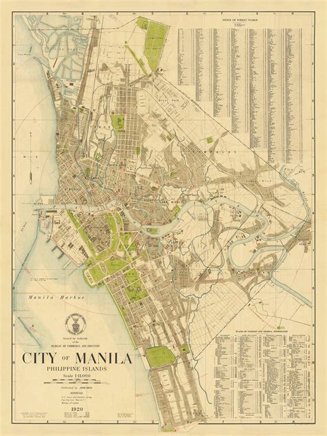 map  manila philippines  john bach  intramuros ermita
