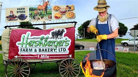 Hershbergers Farm And Bakery Amish Farm Millersburg Oh Youtube