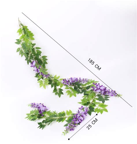 Wholesale Multi Color Wisteria Silk Flower Wholesale Hanging Flower