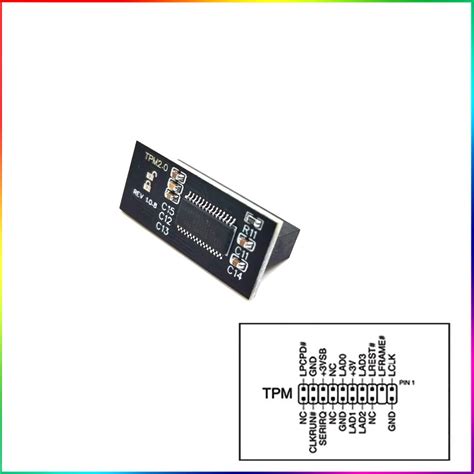 20 Pin TPM 2 0 Module For ASUS TPM L R2 0 Compatible Trusted Platform