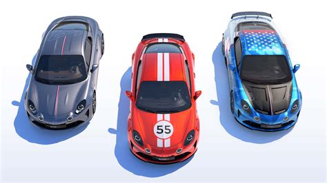 L Alpine A110 gagne trois nouvelles livrées dont une dédiée à Pikes Peak