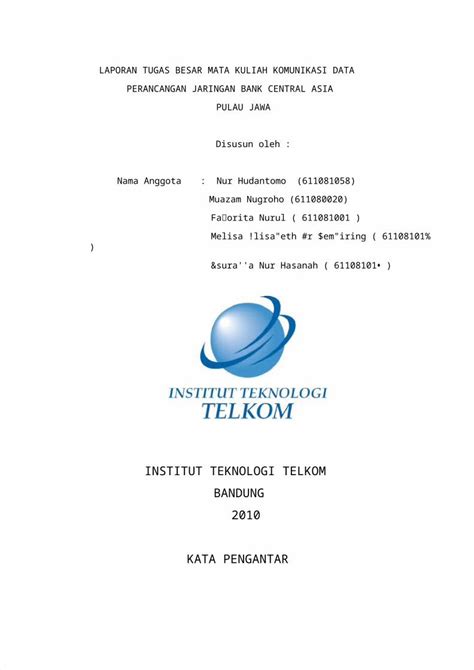 Docx Laporan Tugas Besar Mata Kuliah Komunikasi Data Dokumentips