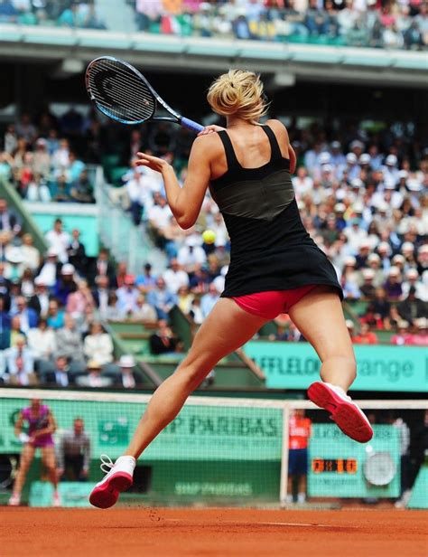 Sexy Maria Sharapova Hot Ass And Upskirt At Roland Garros Pussy