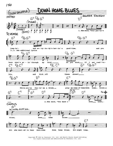 Down Home Blues Voice Digital Sheet Music Sheet Music Plus