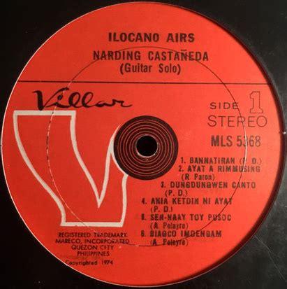 Ilocano Airs by Narding Castañeda Album Villar MLS 5368 Reviews