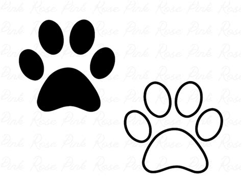 Dog Paw Print Svg Free | pawprintsvg.com