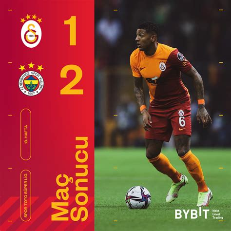 Galatasaray SK on Twitter Maç sonucu Galatasaray 1 2 Fenerbahçe