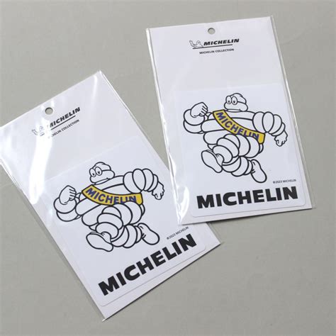 Michelin ミシュラン オフィシャル ランビブ ステッカー シール 2枚セット ビバンダム 公式 241758 Formula