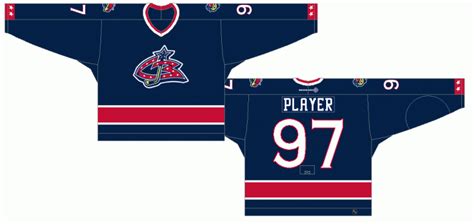 Columbus Blue Jackets Uniform Dark Uniform National Hockey League