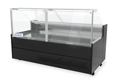 vitrine réfrigérée droite 2m noir matospro