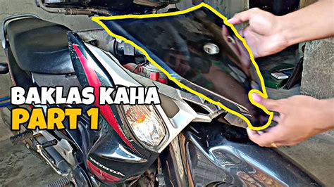 Paano Baklas Ang Fairings Ng Honda Wave Gilas Part Youtube