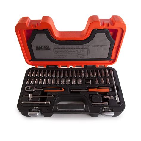 Toolstop Bahco S460 Bit And Socket Set 1 4in Dynamic Drive 46 Piece