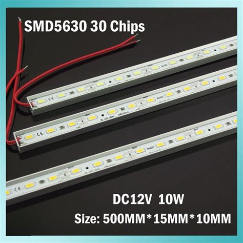 Led Light Bar DC 12 Volt 5630 SMD 10 Watts Aluminium Led Rigid Strip