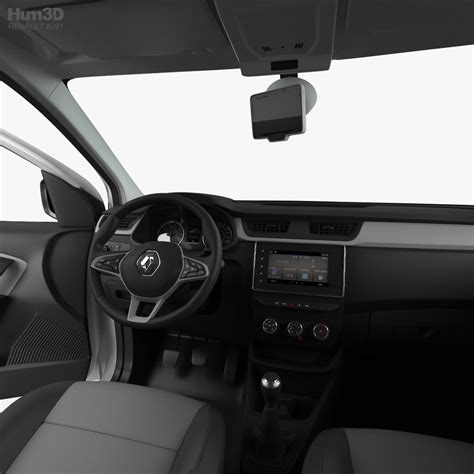 Renault Express Van with HQ interior 2024 3D model - Download Van on ...