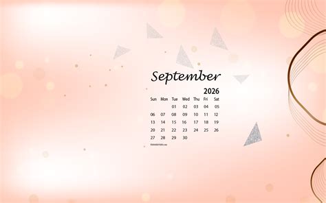 September 2026 Desktop Wallpaper Calendar - CalendarLabs