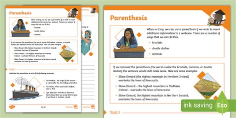 Parenthesis Activity Sheets Teacher Made Twinkl