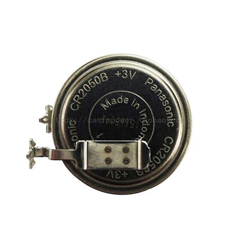 4pcs Original Panasonic CR2050B Buttom Battery 3V Coin Cell Tab-welded ...