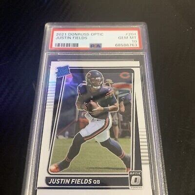 Panini Donruss Optic Rated Rookie Holo Prizm Justin Fields