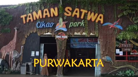 Taman Satwa Cikao Park Purwakarta Youtube