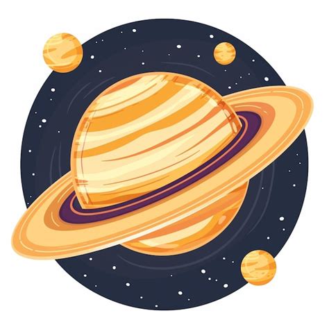 Ilustraci N Del Planeta Saturno Icono Gr Ficos De Dibujos Animados