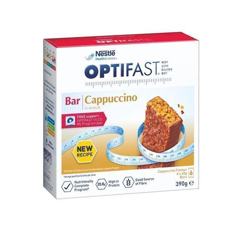 Optifast VLCD Bars Cappuccino 6 X 65g | Australia Supplement Warehouse