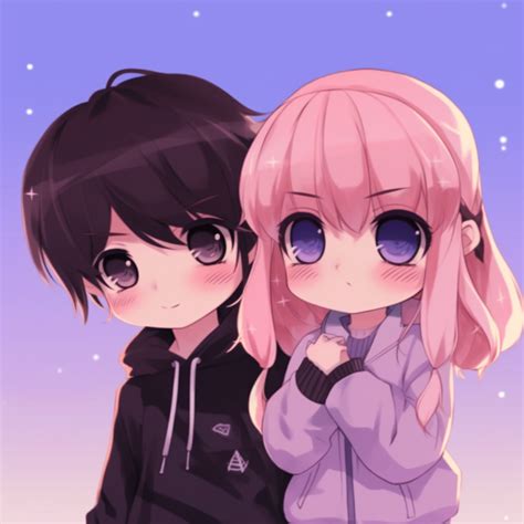 Cute Matching Chibi Couple Cute Anime Pfp Matching Image Chest Free Image Hosting And