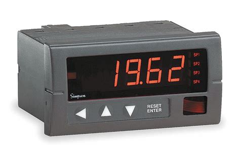 Simpson Electric Digital Panel Meter Dc Volt Digital Panel Meter 4eu88 H335 1 14 020 Grainger