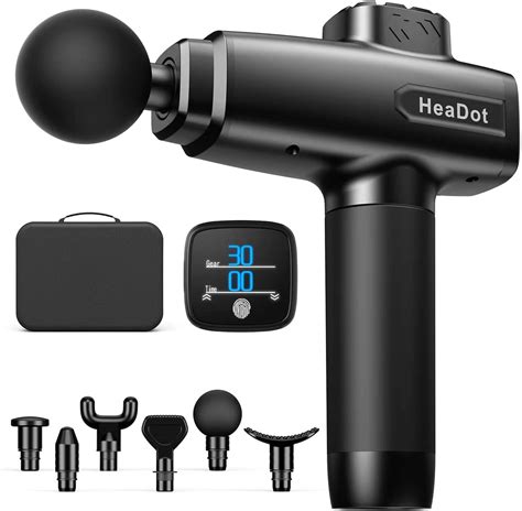 Headot Massage Gun Deep Tissue Handheld Electric Muscle Massager Gun Percussion Back Neck Body