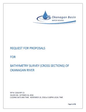 Fillable Online Request For Proposals For Lidar And Aerial Image