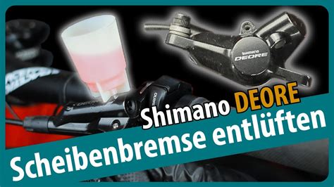 Shimano Deore Scheibenbremse Entl Ften Warten Servicieren M