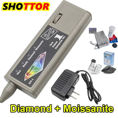 Shottor Juego De Probador De Moissanitas De Diamante En Led