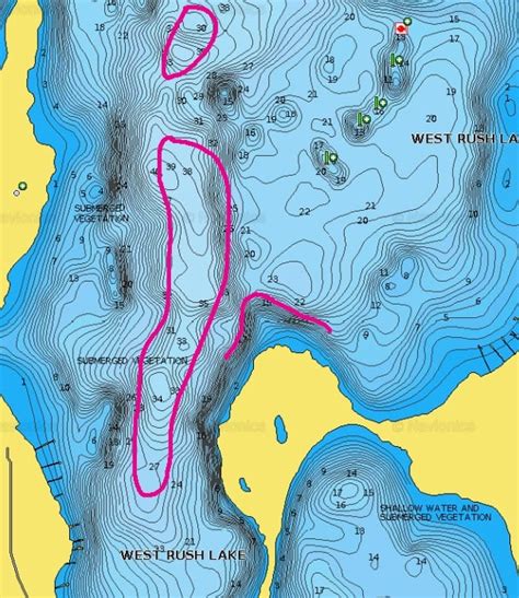 Mille Lacs Depth Map