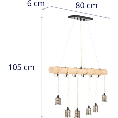 Lampa Sufitowa Wisz Ca Loft Punktowa E Drewniana Belka Wasserman Eu