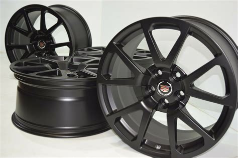 19″ Cadillac CTS-V Sedan Factory OEM GM Wheels Rims CTS Black – Factory ...