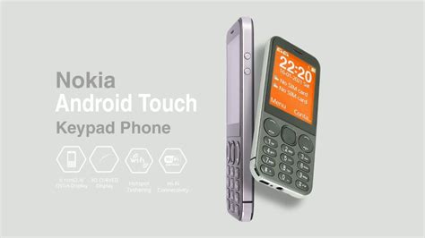 Nokia Android Touch Keypad Phone 4g Jiosimwifihotspotwhatsapp