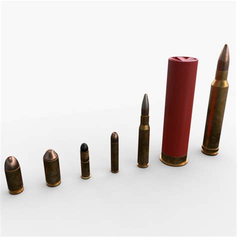 maya 9mm bullet shell