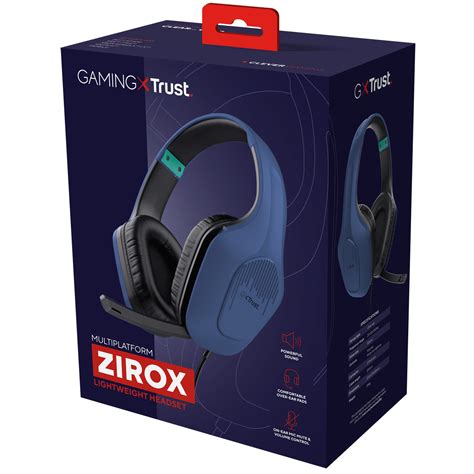 Gxt 415b Zirox Gaming Headset Blå