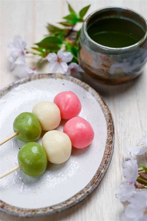 tofu hanami dango cherry blossom dumplings sudachi
