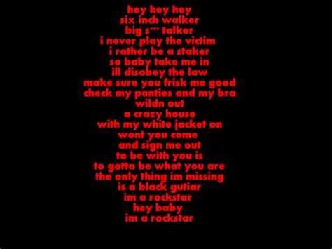 Rockstar By Rihanna Lyrics Youtube