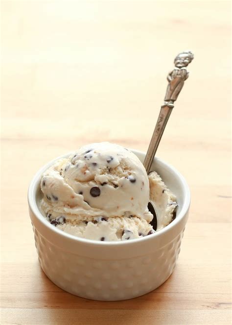 Chocolate Chip Toffee Bits Ice Cream Recipe By Barefeet In The Kitchen