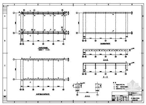 某吊车梁系统钢结构图纸 混凝土节点详图 筑龙结构设计论坛