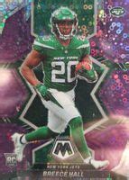 Breece Hall 2022 Mosaic 307 No Huddle Purple 50 Price Guide Sports