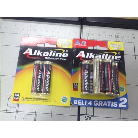 Jual Baterai Abc Alkaline Aa Isi Dan Isi Shopee Indonesia