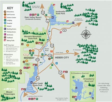 Map of Heber Valley - Heber Valley Guide