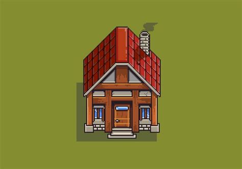 Pixel House Pixel Art Pixel Art Design Art