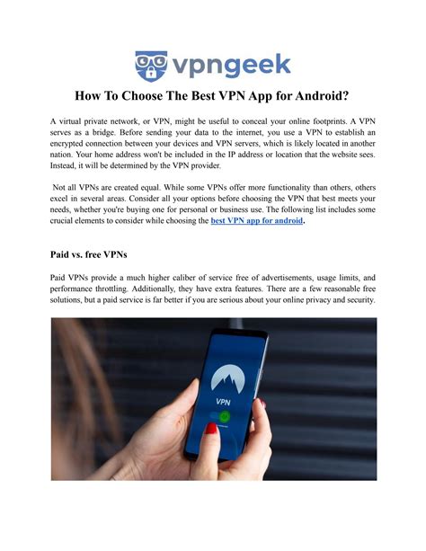 How To Choose The Best Vpn App For Android By Elena Parker Issuu