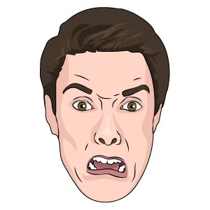 LazarBeam Face - Sticker Mania