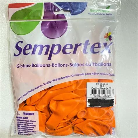 Globos Sempertex Fashion Naranja No 9 MercadoLibre