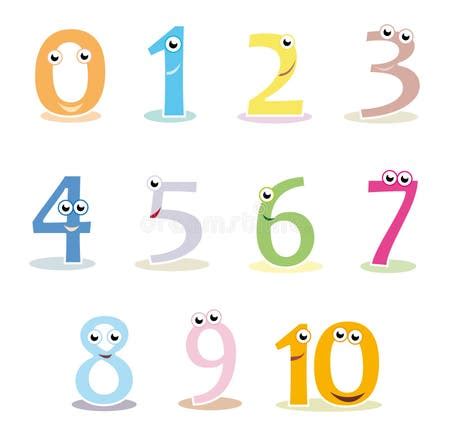 numbers faces stock illustrations  numbers faces stock