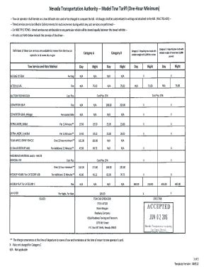 Fillable Online Nta Nv Towbill Operator Form Fax Email Print Pdffiller